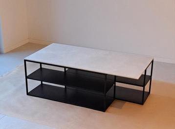 Moderne maatwerk salontafel, staal /keramisch beschikbaar voor biedingen