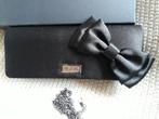 Prachtig clutch tasje met strik NIEUW, Ophalen, Nieuw, Zwart, Avondtasje