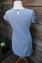 Jurk blauw/ creme King Louie mt L Vaste prijs OPRUIMING, Blauw, Maat 42/44 (L), Ophalen of Verzenden, Zo goed als nieuw