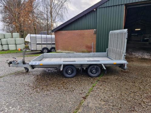 Hapert machinetransporter 3500kg, Auto diversen, Aanhangers en Bagagewagens, Zo goed als nieuw, Ophalen