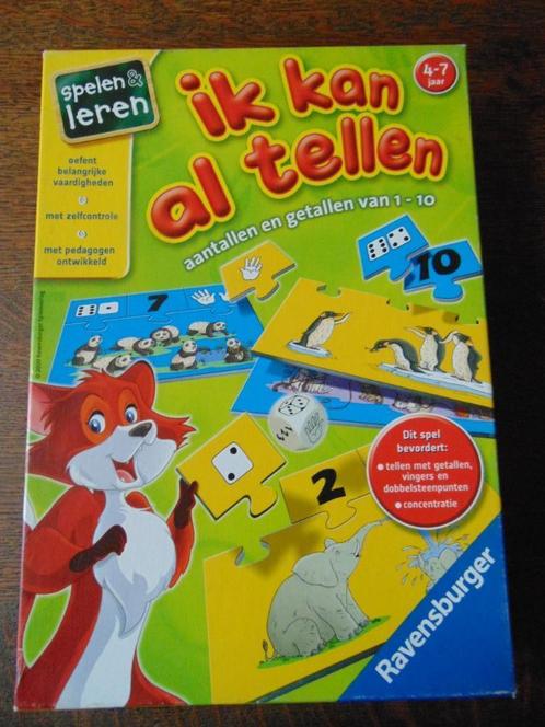Ik kan al Tellen Spel van Ravensburger, Kinderen en Baby's, Speelgoed | Educatief en Creatief, Zo goed als nieuw, Puzzelen, Rekenen