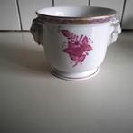 Prachtige  herend bloempot met Chinees bouquet  patroon, Ophalen of Verzenden