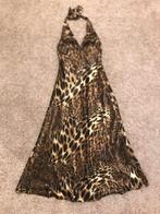 Laura Scott luxe lange halterjurk luipaardprint maat 36, Overige kleuren, Verzenden, Nieuw, Maat 36 (S)