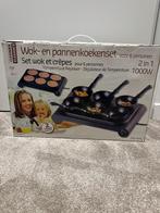 Cuisinier elegance wok en pannenkoeken set 6 pers. nieuw !, Ophalen of Verzenden, Nieuw, 4 t/m 7 personen