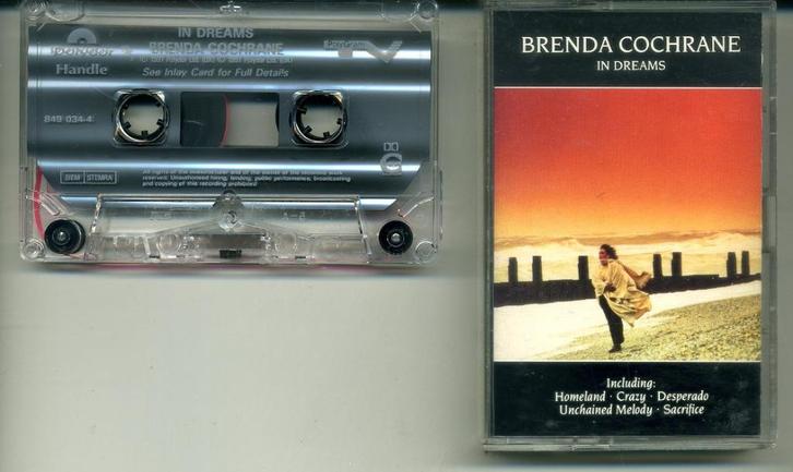 Brenda Cochrane – In Dreams 12 nrs cassette 1991 ZGAN, Cd's en Dvd's, Cassettebandjes, Zo goed als nieuw, Origineel, Pop, 1 bandje