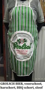 GROLSCH BIER, set van sloof, bandana, kalender,  glazen, Ophalen of Verzenden, Nieuw, Overige merken