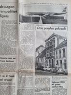 VLIEGTUIGEN: DC-8-63 van de KLM op luchthaven Eelde 1970, Ophalen of Verzenden, 1960 tot 1980, Knipsel(s)