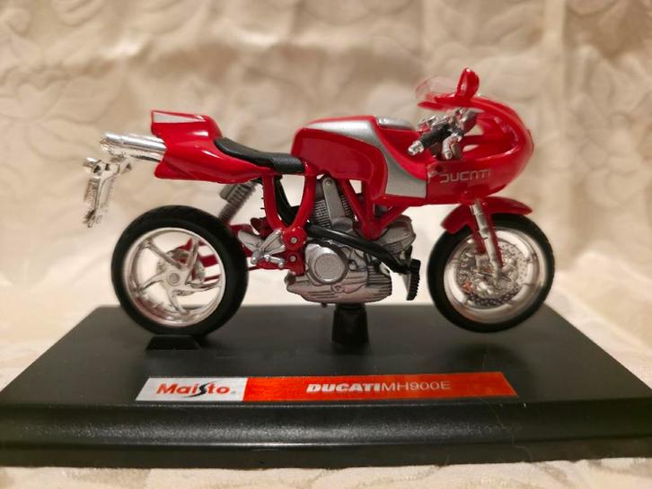 Maisto Ducati MH900E Modelmotor, Hobby en Vrije tijd, Modelbouw | Auto's en Voertuigen, Zo goed als nieuw, Auto, Groter dan 1:32