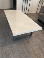 Hoogglans Witte Salontafel, Huis en Inrichting, Tafels | Salontafels, Kunststof, 100 tot 150 cm, Zo goed als nieuw, Minder dan 50 cm