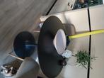 Ronde eettafel zwart, Huis en Inrichting, Tafels | Eettafels, Ophalen, Rond, Zo goed als nieuw, Modern