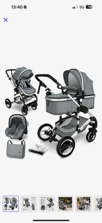 Kinderwagen kiduku 3in1 grijs, Ophalen, Gebruikt, Overige merken