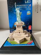 Vrijheidsbeeld 3D-puzzel met led-verlichting, Ophalen of Verzenden, Minder dan 500 stukjes, Zo goed als nieuw, Rubik's of 3D-puzzel