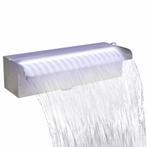 Waterval zwembadfontein fontein + LED RVS GRATIS BEZORGD!, Tuin en Terras, Waterpartijen en Fonteinen, Verzenden, Nieuw, Rvs, Waterval