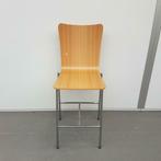 set van 4 Hoge houten barkrukken bar krukken NIEUWE zitting, Huis en Inrichting, Barkrukken, Ophalen of Verzenden, Nieuw, 60 tot 90 cm