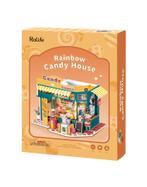 Robotime Rainbow Candy House DG158 Bouwpakket Nieuw, Hobby en Vrije tijd, Modelbouw | Overige, Groter dan 1:32, Nieuw, Ophalen of Verzenden