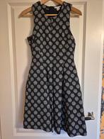 H&M blauwe skaterdress met stippen, maat 38, Maat 38/40 (M), H&M, Blauw, Ophalen of Verzenden