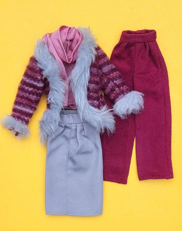 Vintage barbie outfit 1983 #9148 Haute Couture Europa, Verzamelen, Poppen, Zo goed als nieuw, Kleertjes, Ophalen of Verzenden