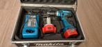 Makita accuboormachine met 2 accu's, Ophalen, Gebruikt, Boor- en Schroefmachine