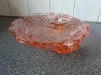 Vintage glazen schaal Boheems fruitschaal, Antiek en Kunst, Ophalen of Verzenden