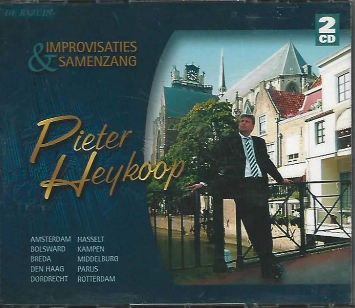 Orgel-2-CD: Pieter Heykoop - Improvisaties & Samenzang, Cd's en Dvd's, Cd's | Religie en Gospel, Zo goed als nieuw, Koren of Klassiek