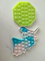 3 pop its unicorn, octopus en achthoek glow in the dark, Ophalen of Verzenden, Zo goed als nieuw