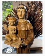 Heilige Anthonius XL Beeld met kind 38 cm, Antiek en Kunst, Ophalen of Verzenden