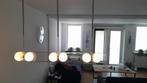 Hanglamp (eettafel) dimbaar 6x led 1,5 watt, Huis en Inrichting, Lampen | Hanglampen, Ophalen, Gebruikt, Glas, 50 tot 75 cm