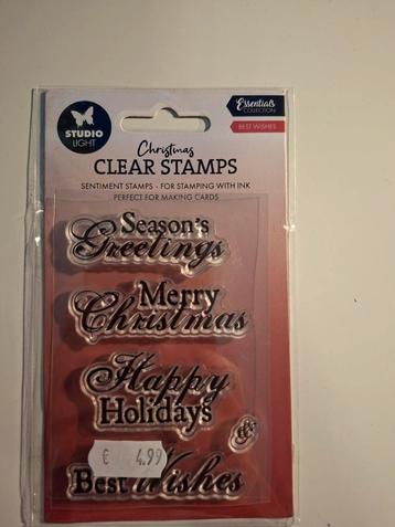 Studio Light Kerst Stempelset - Nieuw! beschikbaar voor biedingen