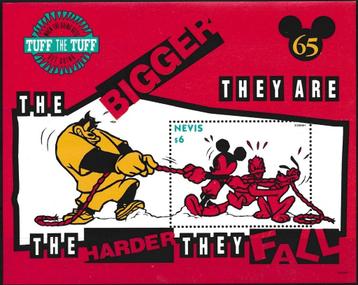 Nevis Pete Walt Disney Mickey Donald MNH   beschikbaar voor biedingen