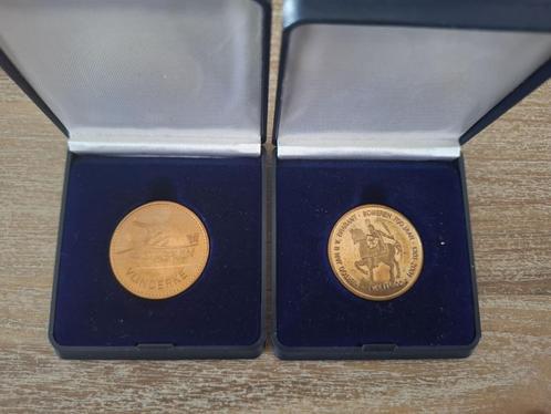 Munten gemeente Someren Vlinderke 700 jaar / Kennedy Daalder, Postzegels en Munten, Munten | Nederland, Setje, 5 gulden, Ophalen of Verzenden