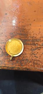 gouden tientje 1912 + hanger 14 karaats, Postzegels en Munten, Munten | Nederland, Ophalen, Koningin Wilhelmina, 10 gulden, Goud