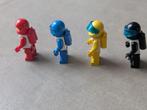 Vintage Lego Futuron minifiguren Rood, Blauw, Geel en Zwart, Ophalen, Gebruikt, Complete set, Lego