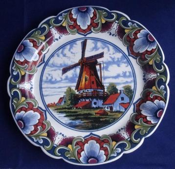 OUD WANDBORD POLYCHROOM * OUD DELFT * Gemerkt * beschikbaar voor biedingen