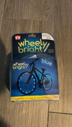 Nieuwe Wheely Bright blue fietsverlichting, Fietsen en Brommers, Fietsaccessoires | Fietsverlichting, Waterbestendig, Ophalen of Verzenden
