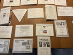 Bedankkaarten Kinderpostzegels . Diverse jaartallen, Ophalen of Verzenden, Na 1940, Gestempeld
