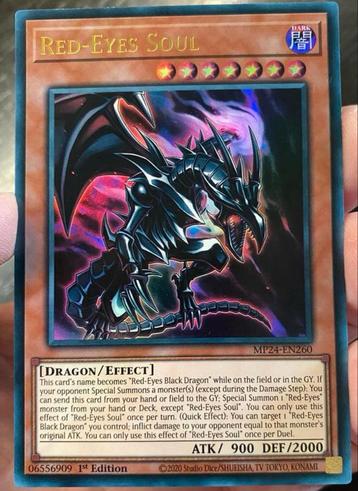 Yu-Gi-Oh! Red Eyes Soul MP24 1st Edition ! beschikbaar voor biedingen