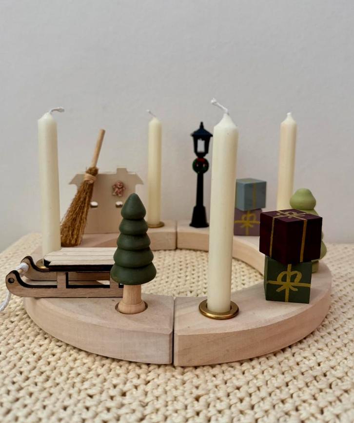 Jaarring jaarringstekers Kerst / seizoentafel, Huis en Inrichting, Woonaccessoires | Overige, Zo goed als nieuw, Ophalen of Verzenden