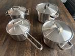 BK Pannenset - RVS - Inductie Geschikt, Huis en Inrichting, Keuken | Potten en Pannen, Gebruikt, Inductieplaat, Pannenset, Ophalen of Verzenden