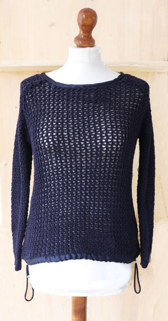 Trui donkerblauw, maat M, merk Heine z.g.a.n., Kleding | Dames, Truien en Vesten, Zo goed als nieuw, Maat 38/40 (M), Blauw, Ophalen of Verzenden