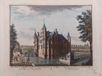 0,50 / Huis te Zuylen - Zuilen  Gekleurde gravure uit 1719, Antiek en Kunst, Kunst | Etsen en Gravures, Ophalen of Verzenden