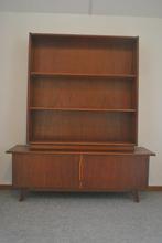 Wandmeubel, boekenkast, vintage, 154 bij 130 bij 40 cm, Ophalen, Huis en Inrichting