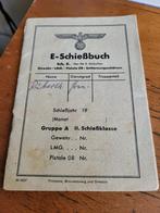 Ersatz troepen schietboekje K98k P.08 LMG, Verzamelen, Militaria | Tweede Wereldoorlog, Ophalen of Verzenden, Landmacht, Duitsland