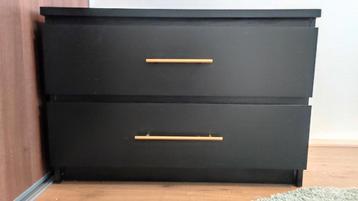 Ikea malm kast met 2 laden. chest of drawers 