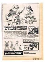 Plasticant Bouwsysteem - Advertentie uit Tijdschrift 1967, Verzamelen, Gebruikt, Verzenden