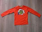 Rood shirt (122/128), Ophalen of Verzenden, Zo goed als nieuw, Jongen, Shirt of Longsleeve