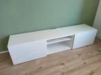 Ikea tv meubel wit met la en deur, Huis en Inrichting, Kasten | Televisiemeubels, Ophalen, Gebruikt, 150 tot 200 cm, Minder dan 100 cm