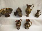 verzameling Gouda Holland aardewerk Type Flora  735 madrid, Antiek en Kunst, Antiek | Keramiek en Aardewerk, Ophalen of Verzenden