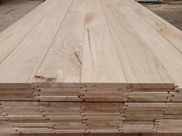 Eiken planken met visbek /shiplap KD tot 8% beschikbaar voor biedingen
