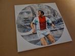 Ajax tegel Johan Cruijf 15,2x15,20.5 lxbxd tegel met ophang, Ophalen of Verzenden, Zo goed als nieuw, Ajax, Overige typen