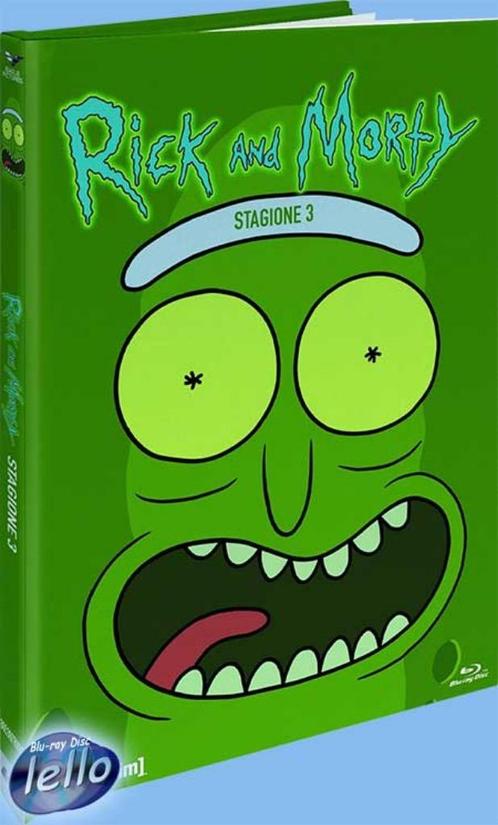 Blu-ray: Rick and Morty, Seizoen 3 (2017) IT niet NLO, Cd's en Dvd's, Blu-ray, Nieuw in verpakking, Tv en Series, Ophalen of Verzenden